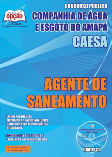 Companhia de Água e Esgoto do Amapá (CAESA)-AGENTE DE SANEAMENTO